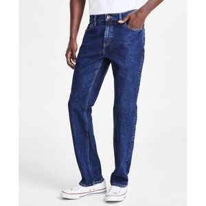 Sun Stone Jeans Mens 33x32 Indigo Blue Straight Fit Stretch‎ Denim Casual NWT